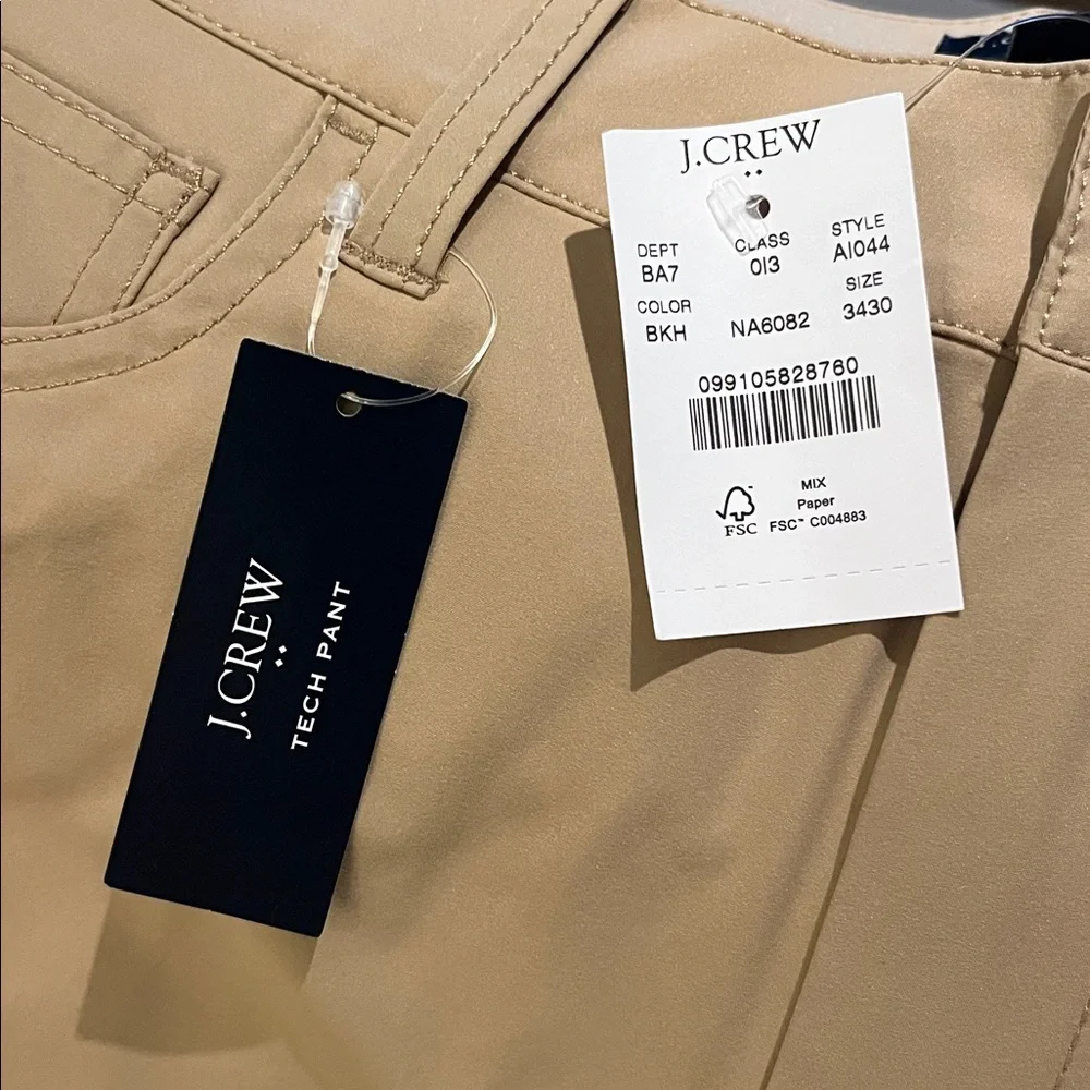 J. Crew Men’s Slim Chino Pants in Tan